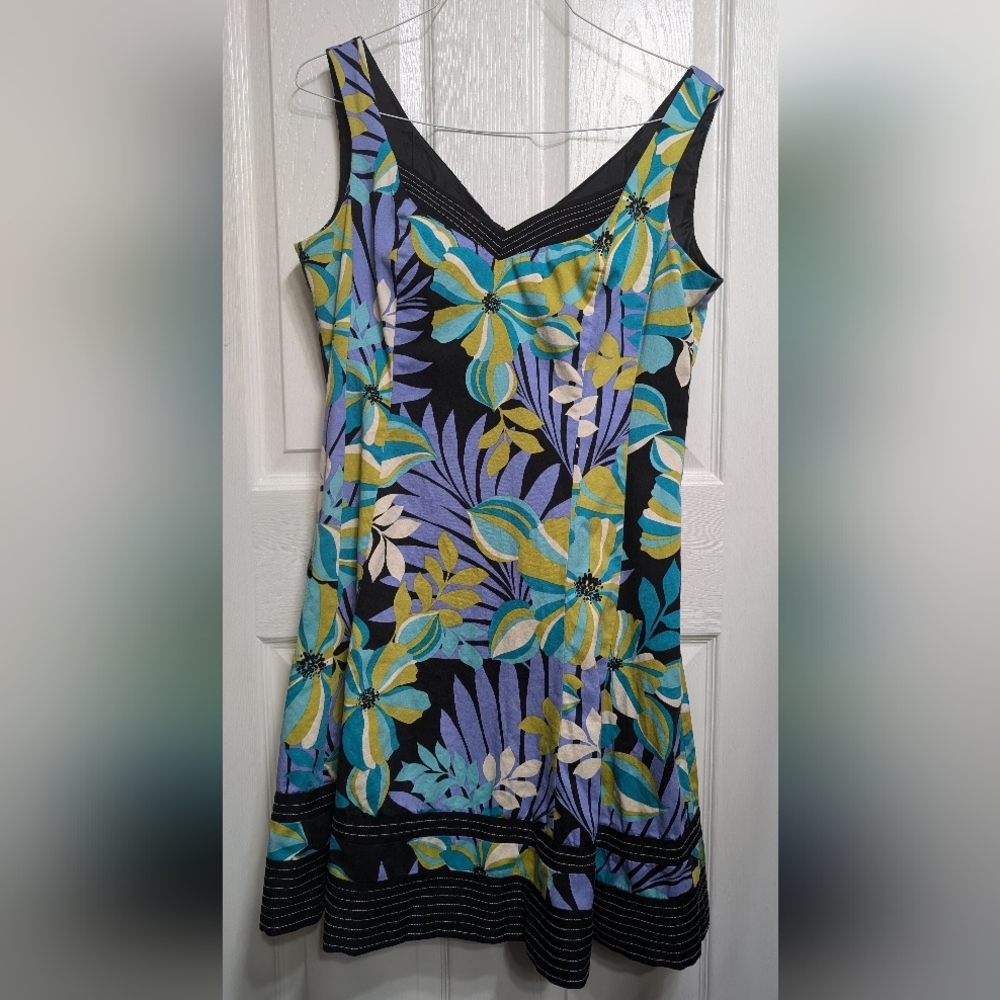 Nine West Black and Blue Dress